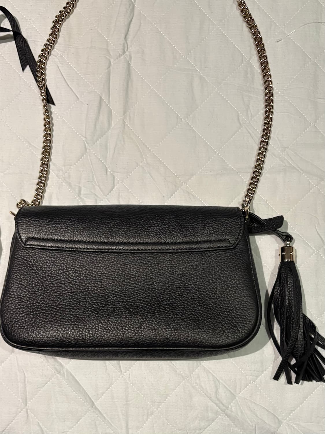 구찌 소호 체인 크로스백 블랙 상품이미지4