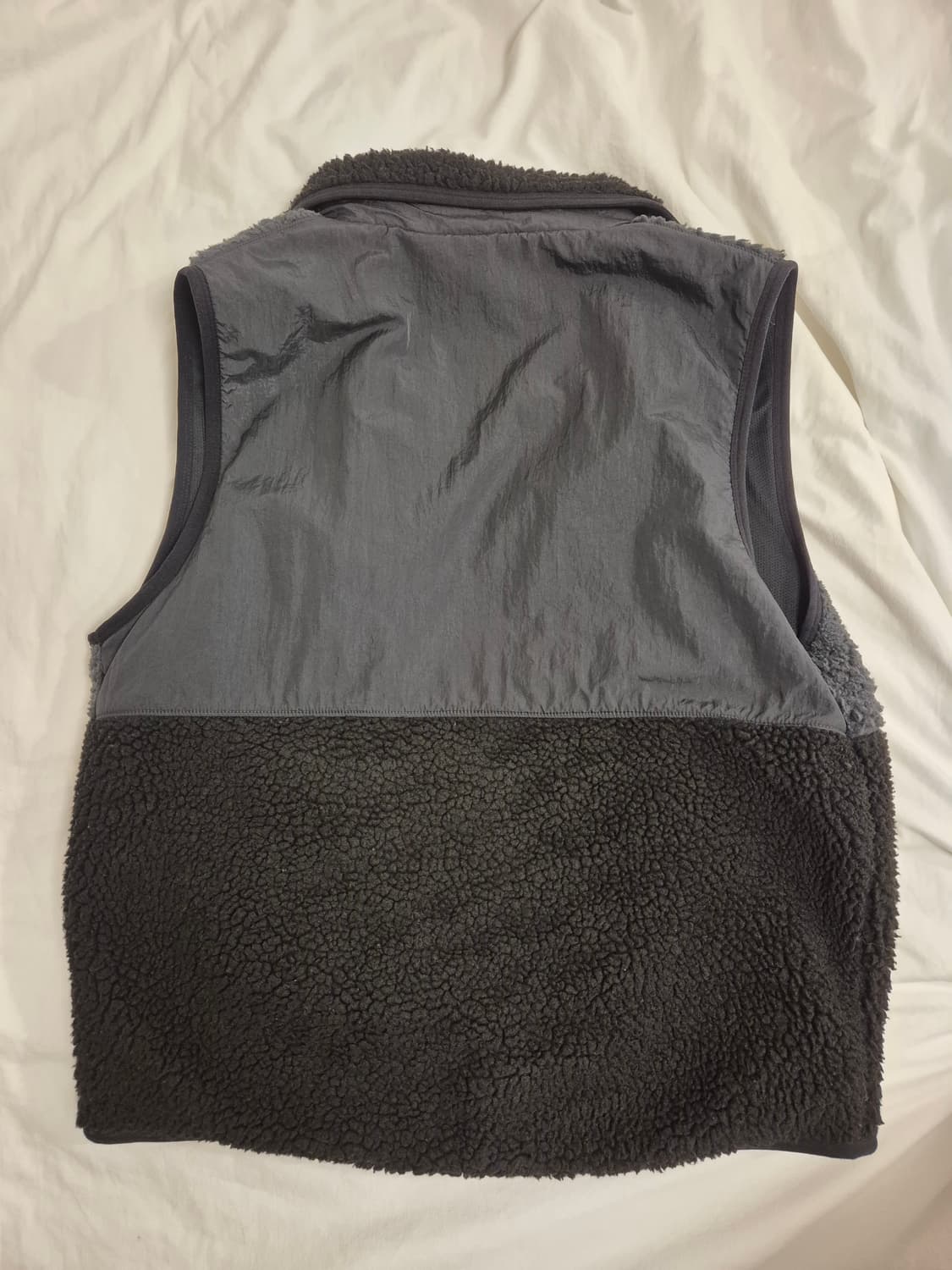 (XL) 나이키 셰르파 양털 조끼 그레이/블랙 상품이미지2