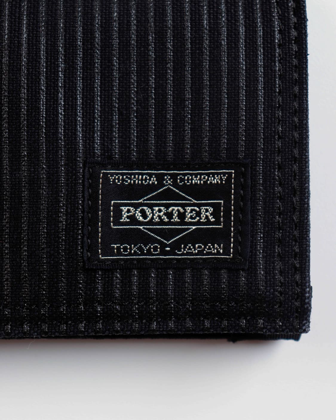 [PORTER] 히든 스트라이프 블랙 카드 월렛 상품이미지6