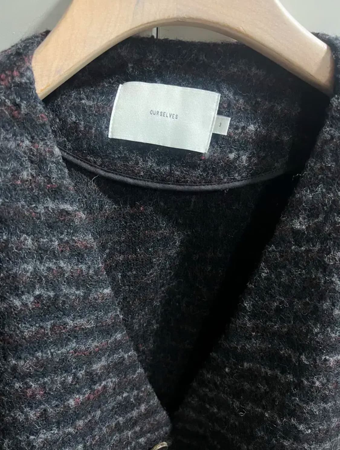 아워셀브스 모헤어 가디건 3 멀티스트라이프 상품이미지4