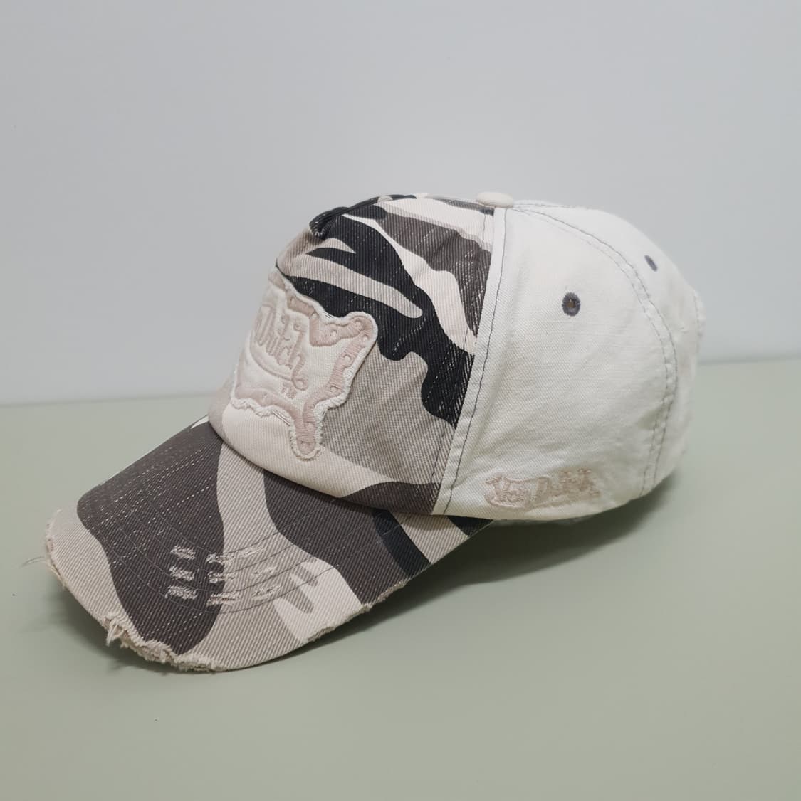 Von dutch 본더치 00s 빈티지 Y2K 카모 트러커 데미지 볼캡 상품이미지1
