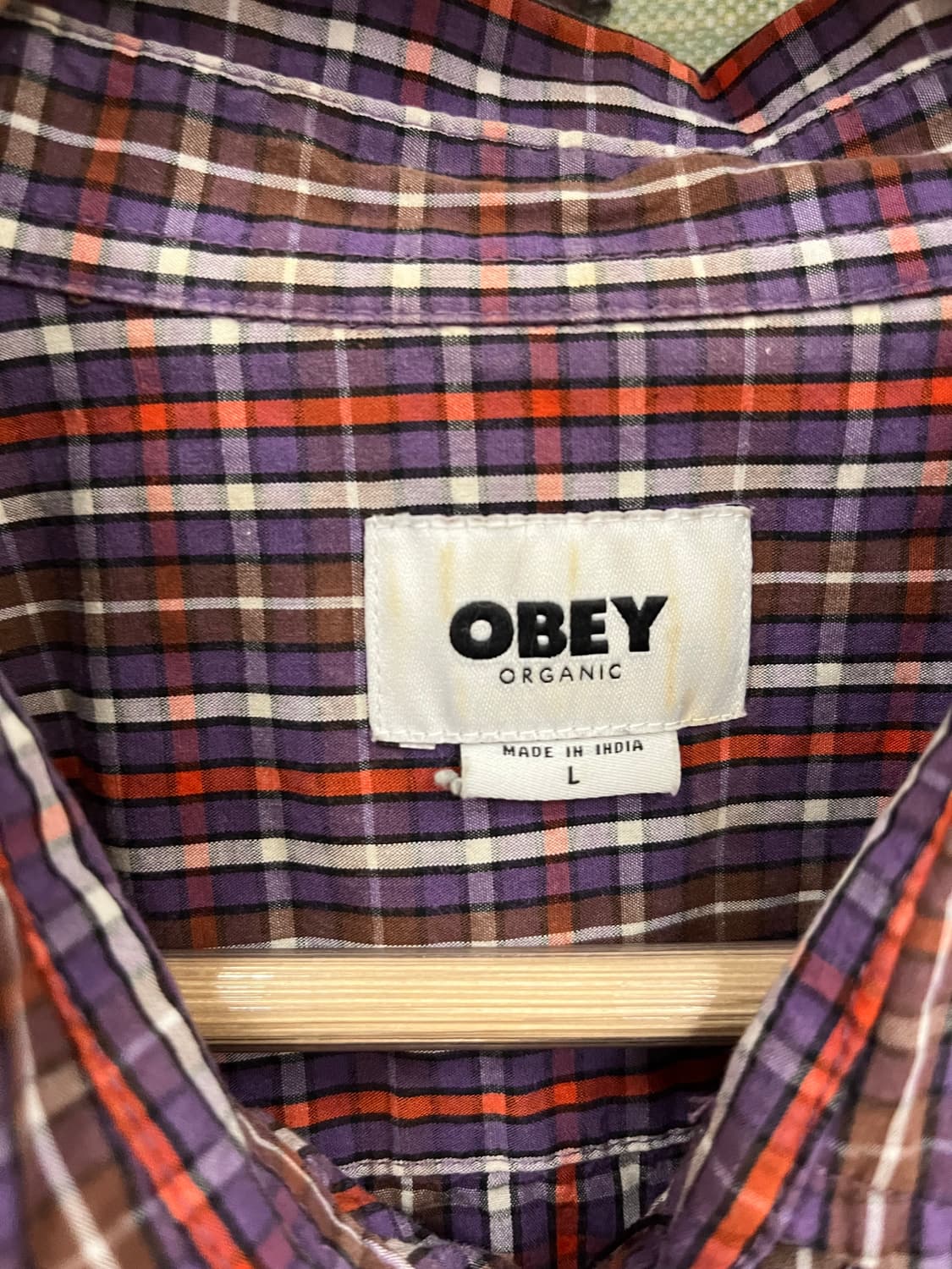 오베이 반팔 체크 셔츠 #csz690 상품이미지4