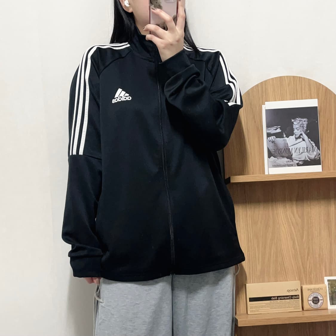 [정품] 아디다스 블랙 SERENO 삼선 져지 [ 2XL ] 상품이미지2