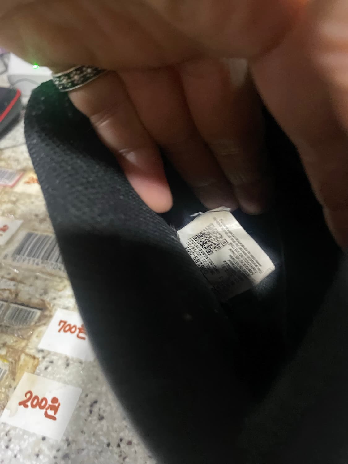 나이키 덩크 하이 블랙/화이트 상품이미지6