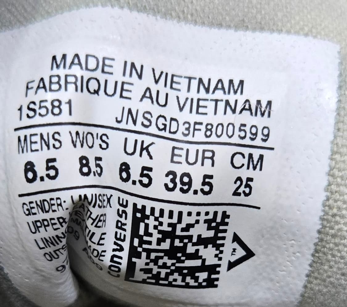 컨버스 250mm- 척테일러 올스타 가죽 하이 블랙 2 상품이미지7