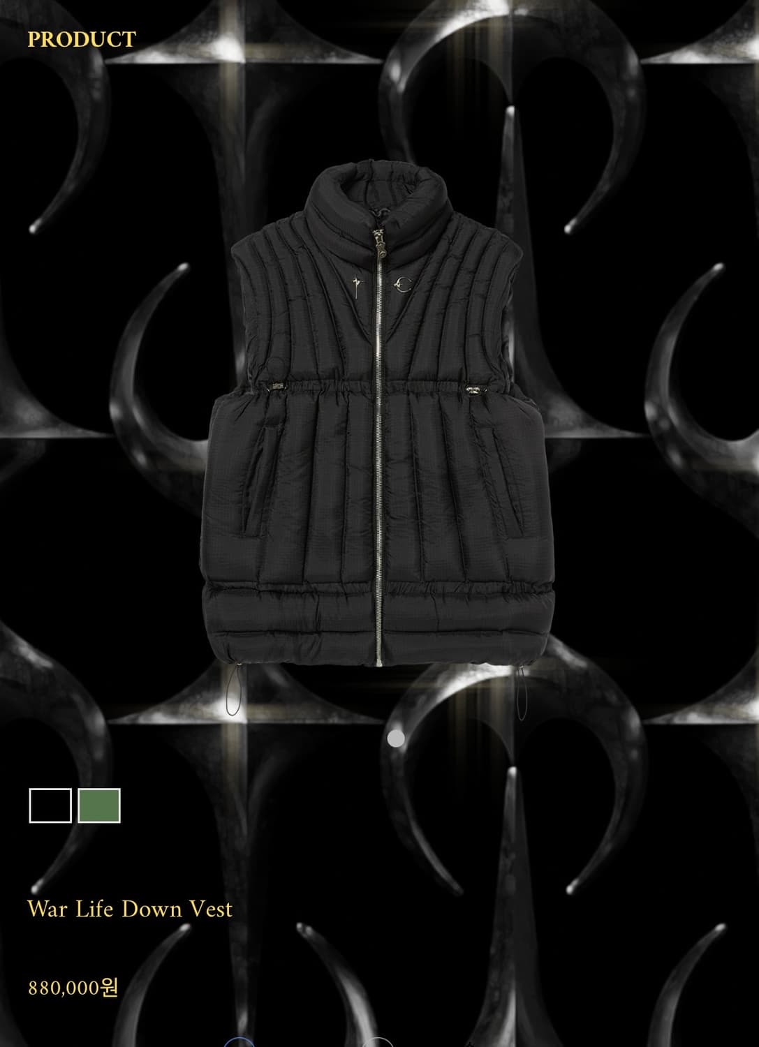 떠그클럽 24fw war life down vest 3 상품이미지1