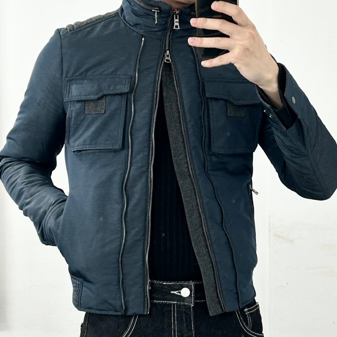 솔리드옴므 우영미 11FW 해체주의 나일론 점퍼 상품이미지2