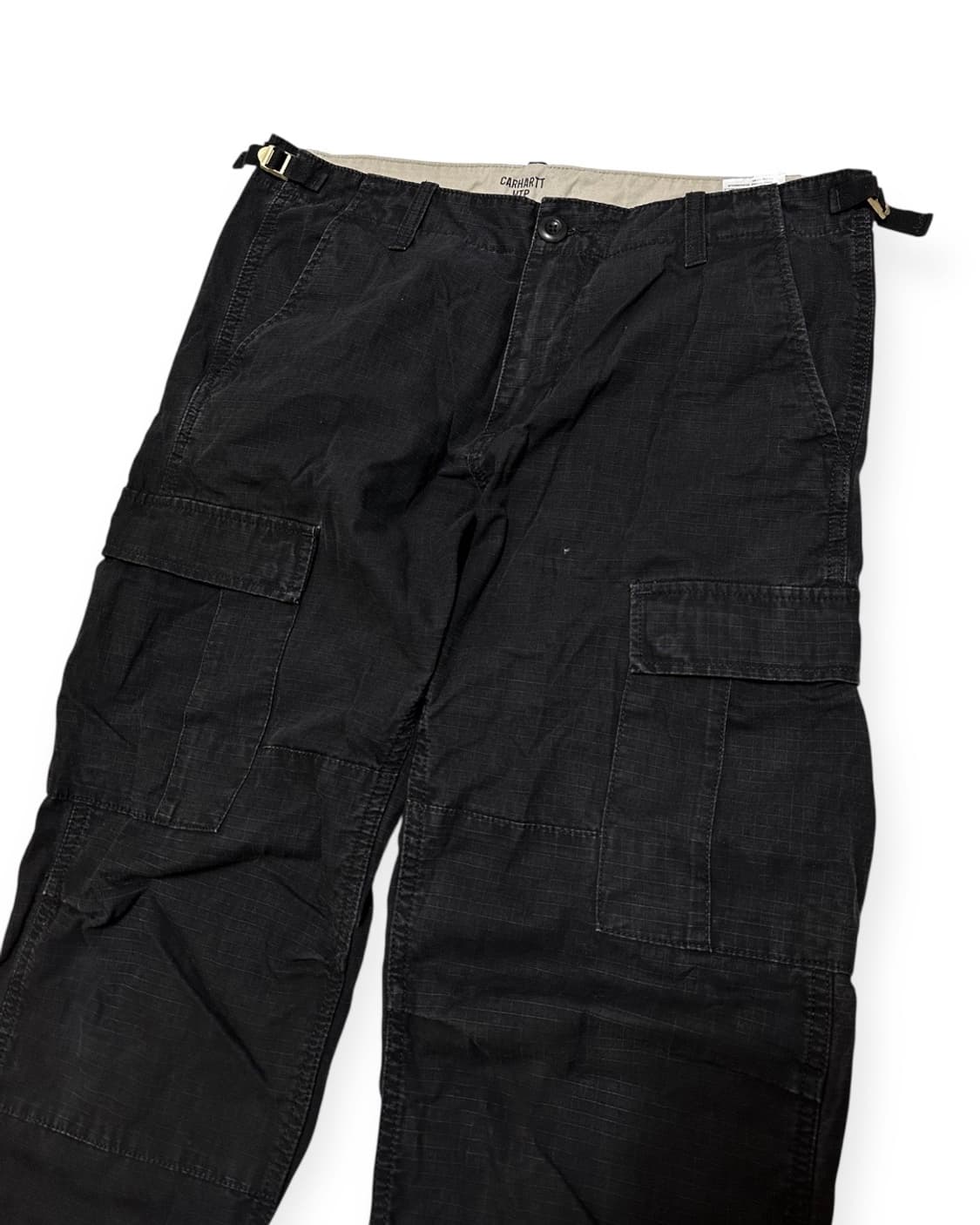 칼하트 WIP 블랙 카고 팬츠 상품이미지5