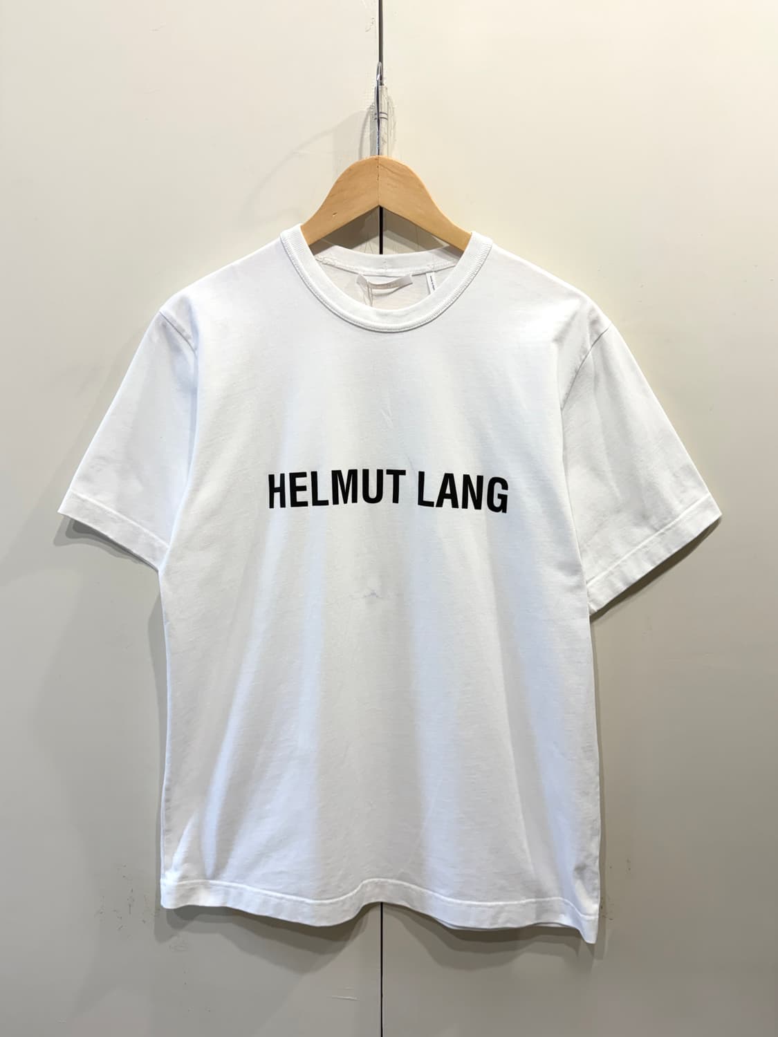 헬무트랭 로고 프린팅 반팔 티셔츠 상품이미지1