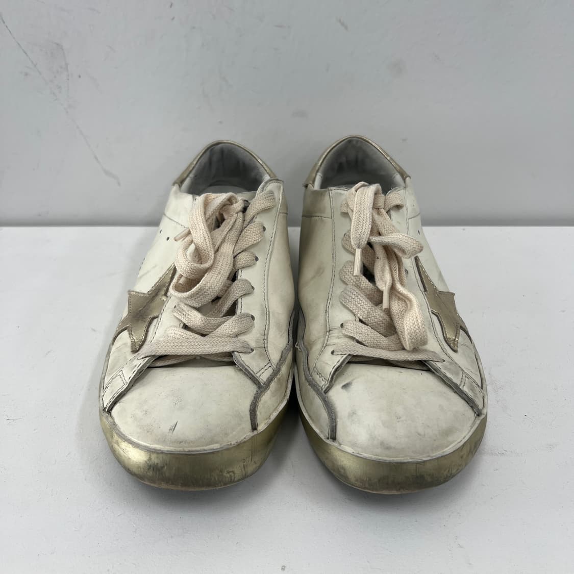 골든구스 슈퍼스타 화이트 골드탭 스니커즈 39 상품이미지2