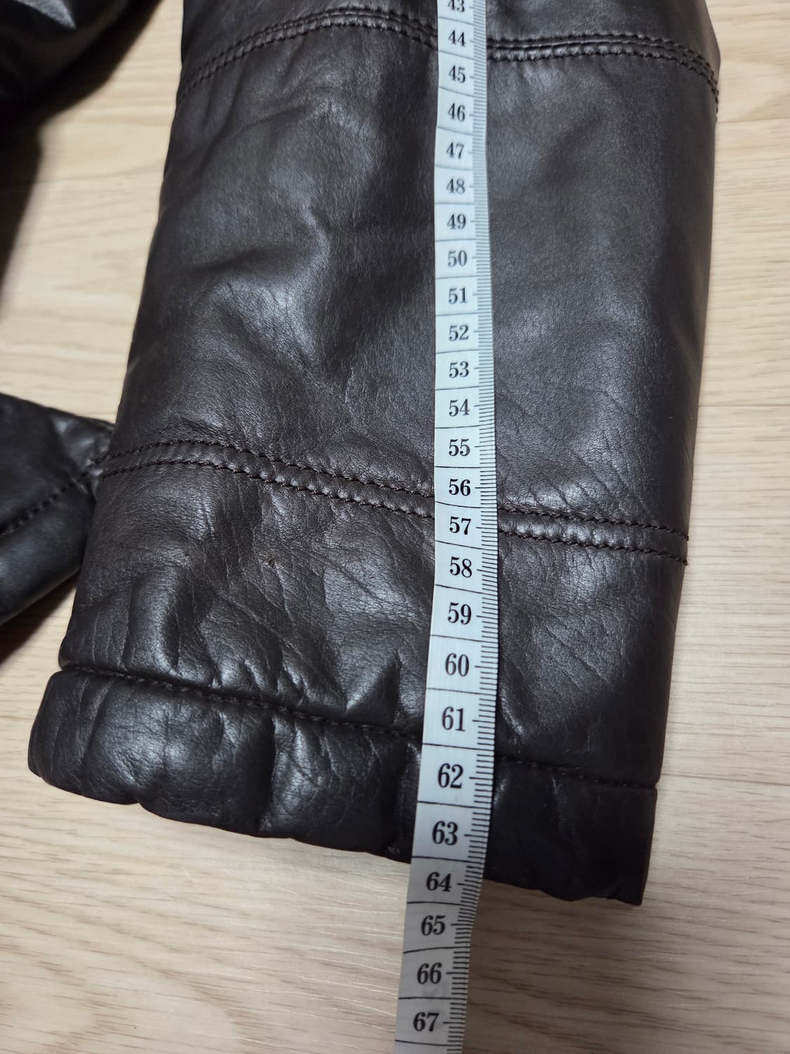 PALZILERI 송아지 가죽자켓 레더자켓 퀼팅 스퀘어 상품이미지10