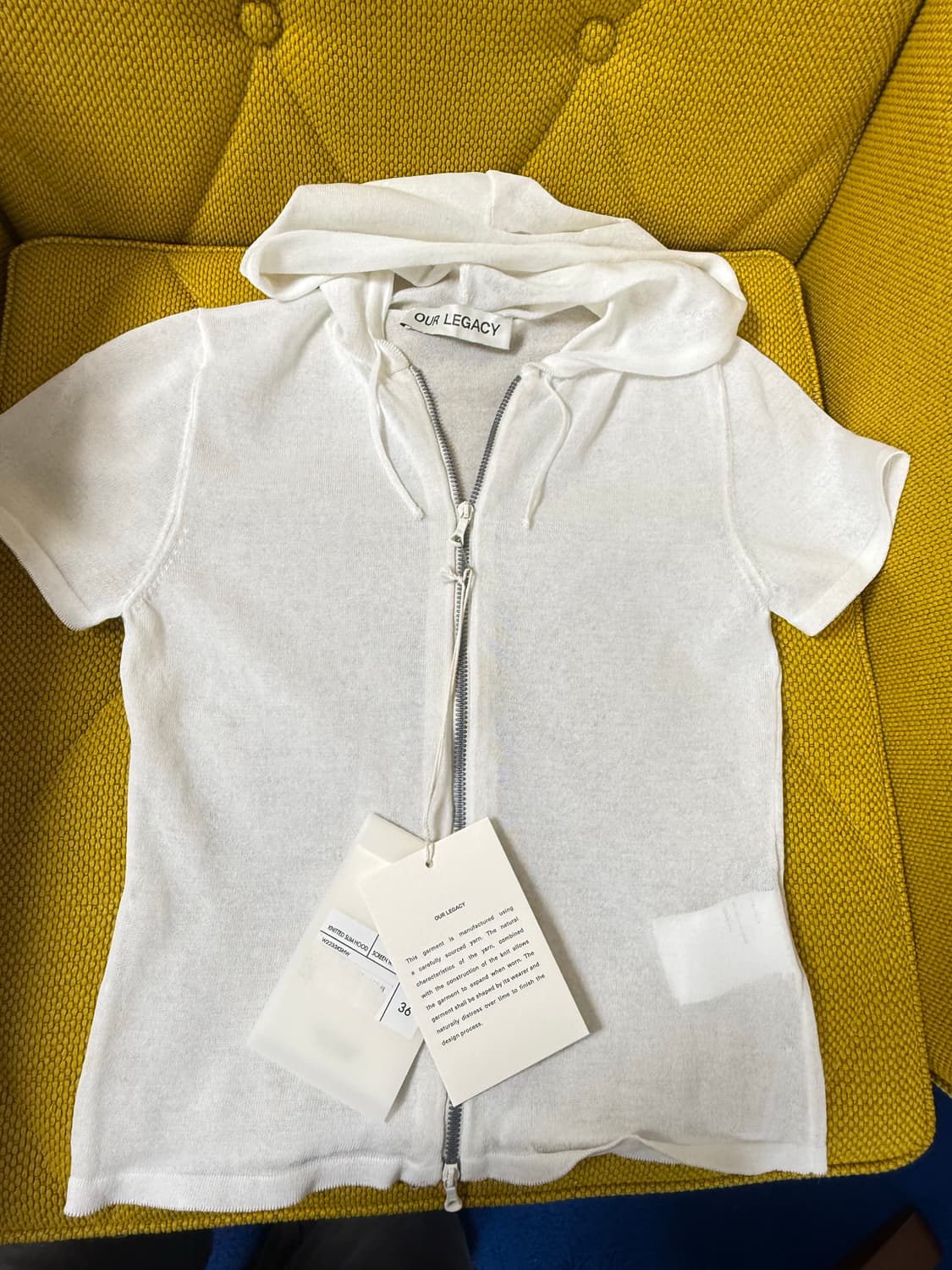 Our legacy 반팔 후드집업 상품이미지1