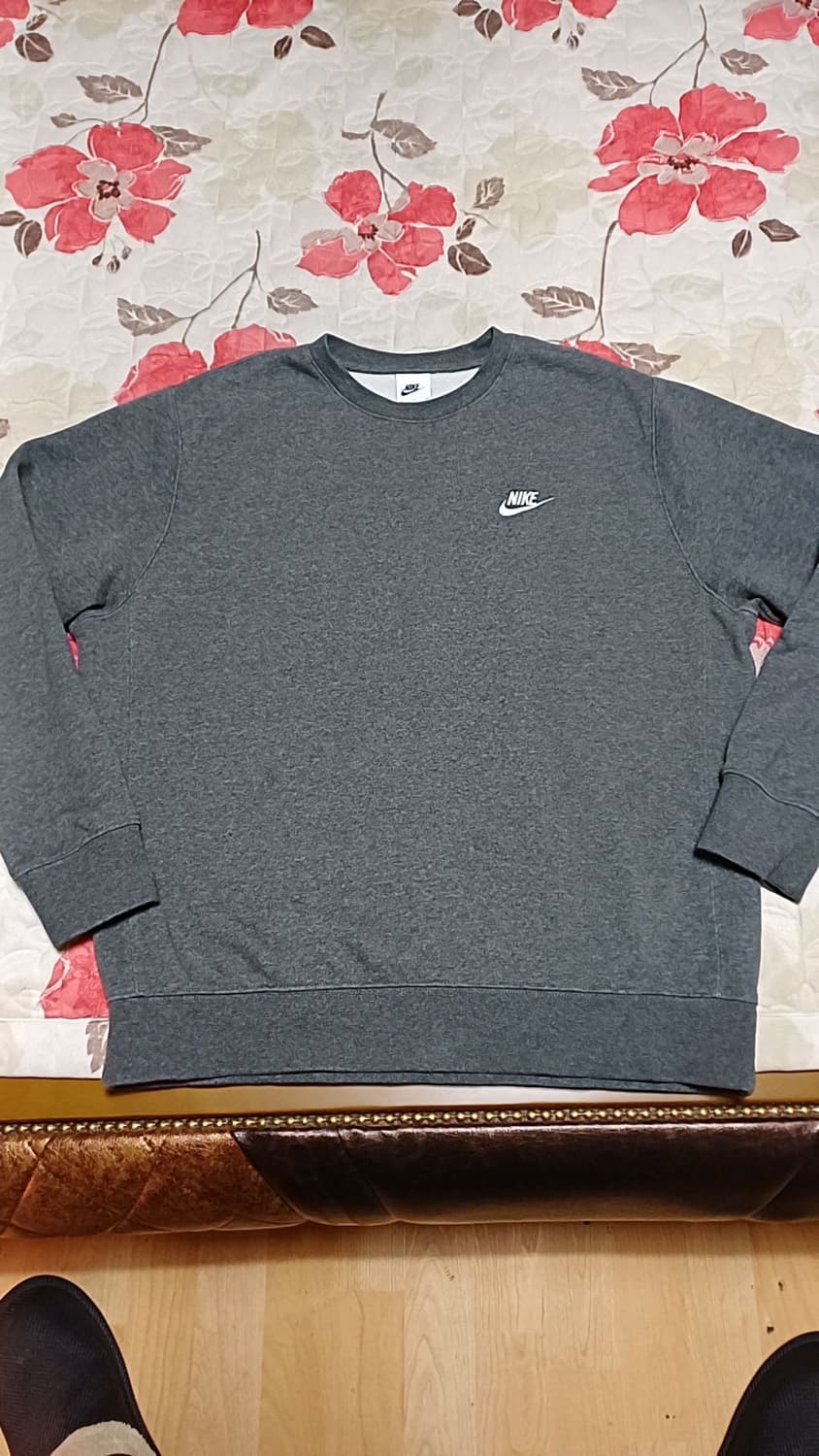 나이키 오버핏 기모맨투맨 105 가슴62 기장70 상품이미지1