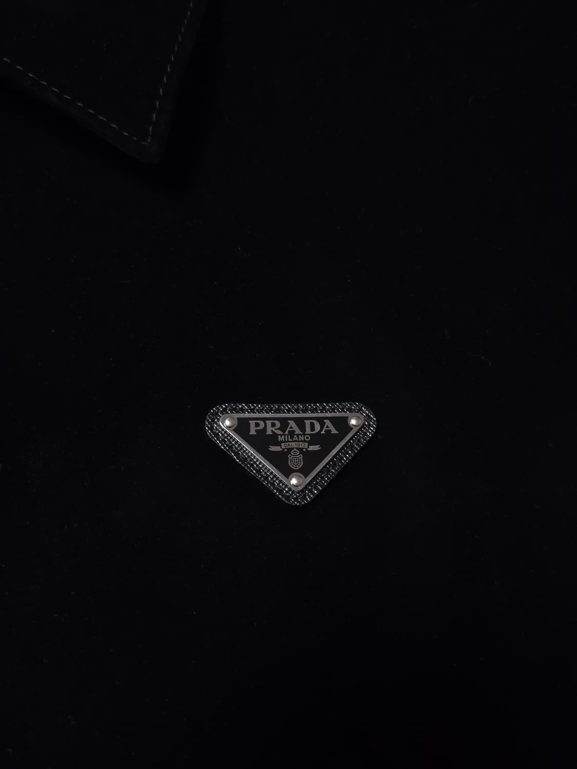 [XXL] 프라다 벨벳 블루종 자켓 블랙(SGB999) 상품이미지4