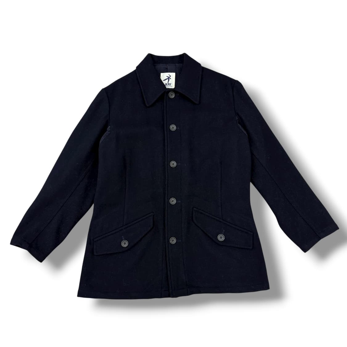 HAI 이세이미야케 멀티포켓 울자켓 딥네이비 상품이미지1