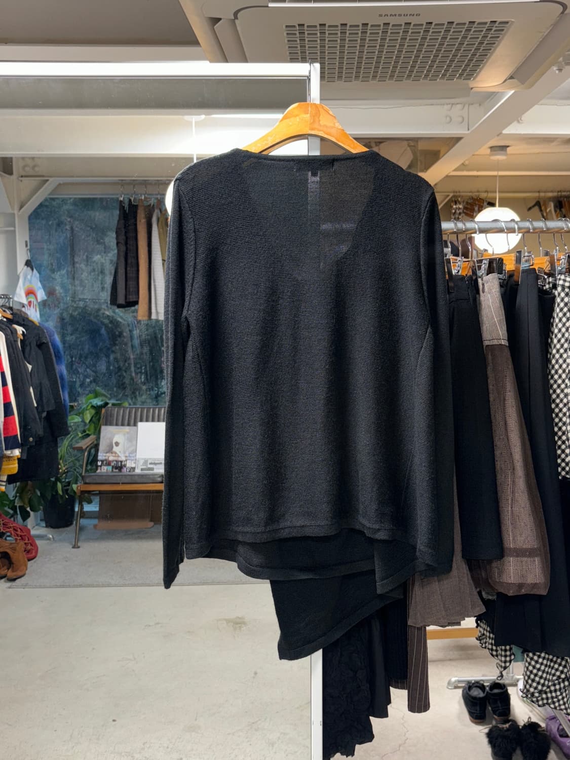 아츠로 타야마 비대칭 가디건 상품이미지2