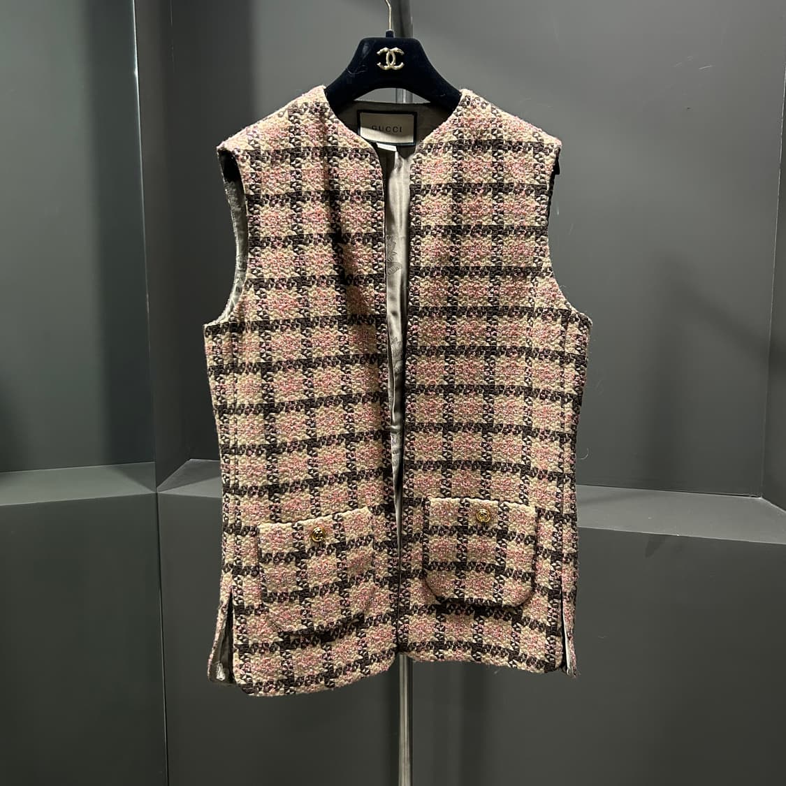 구찌 트위드 조끼 베스트 상품이미지1