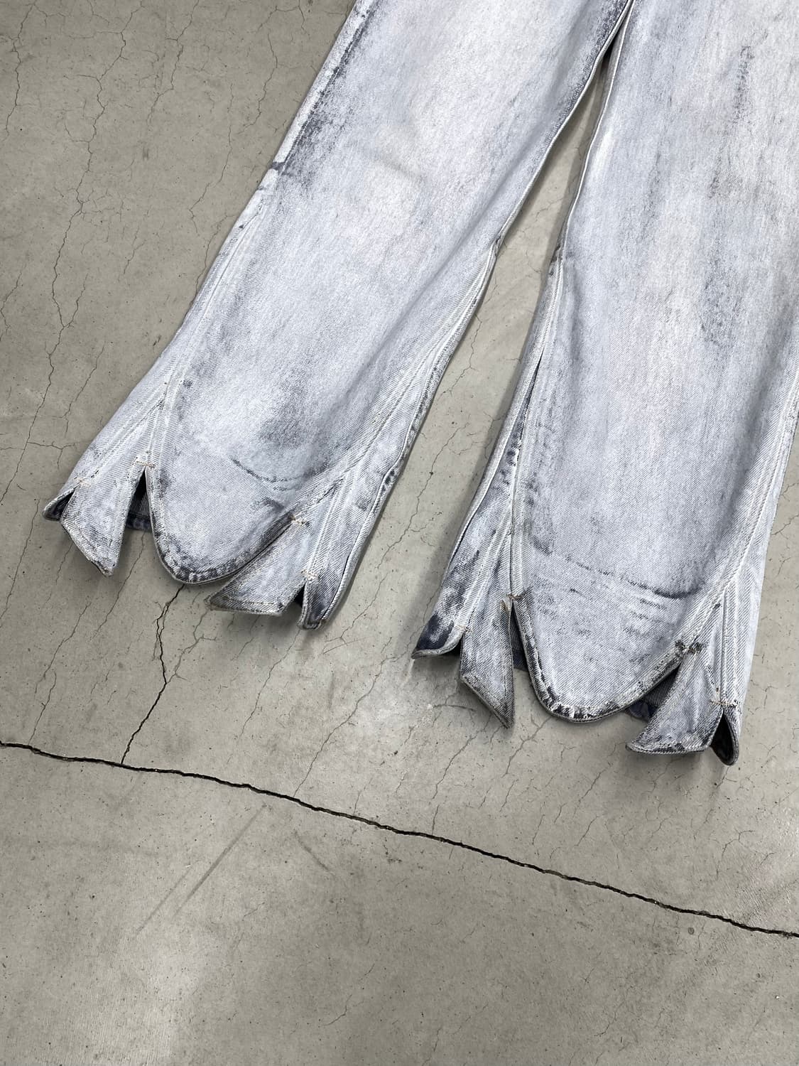 와이프로젝트 튜더 디스트로이드 스플릿 헴 데님 상품이미지4