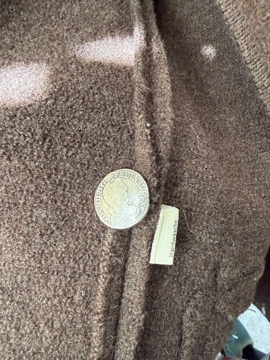 빈티지 울 오스트리아 브라운 트위드 자켓 L 상품이미지5