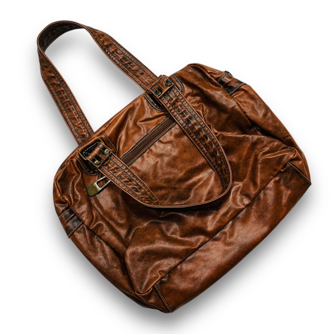 Western Vegan Leather Stud Vintage Bag 상품이미지5