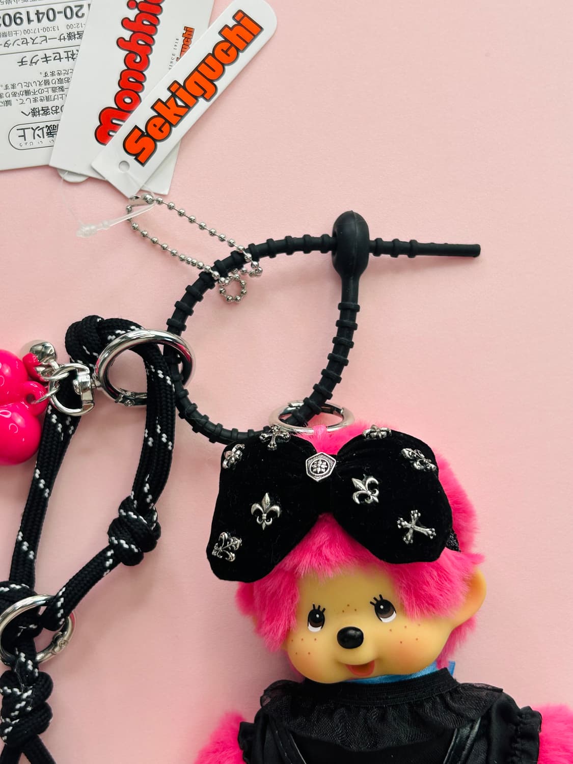 (71)정품몬치치💕크롬힙걸 커스텀키링 상품이미지3