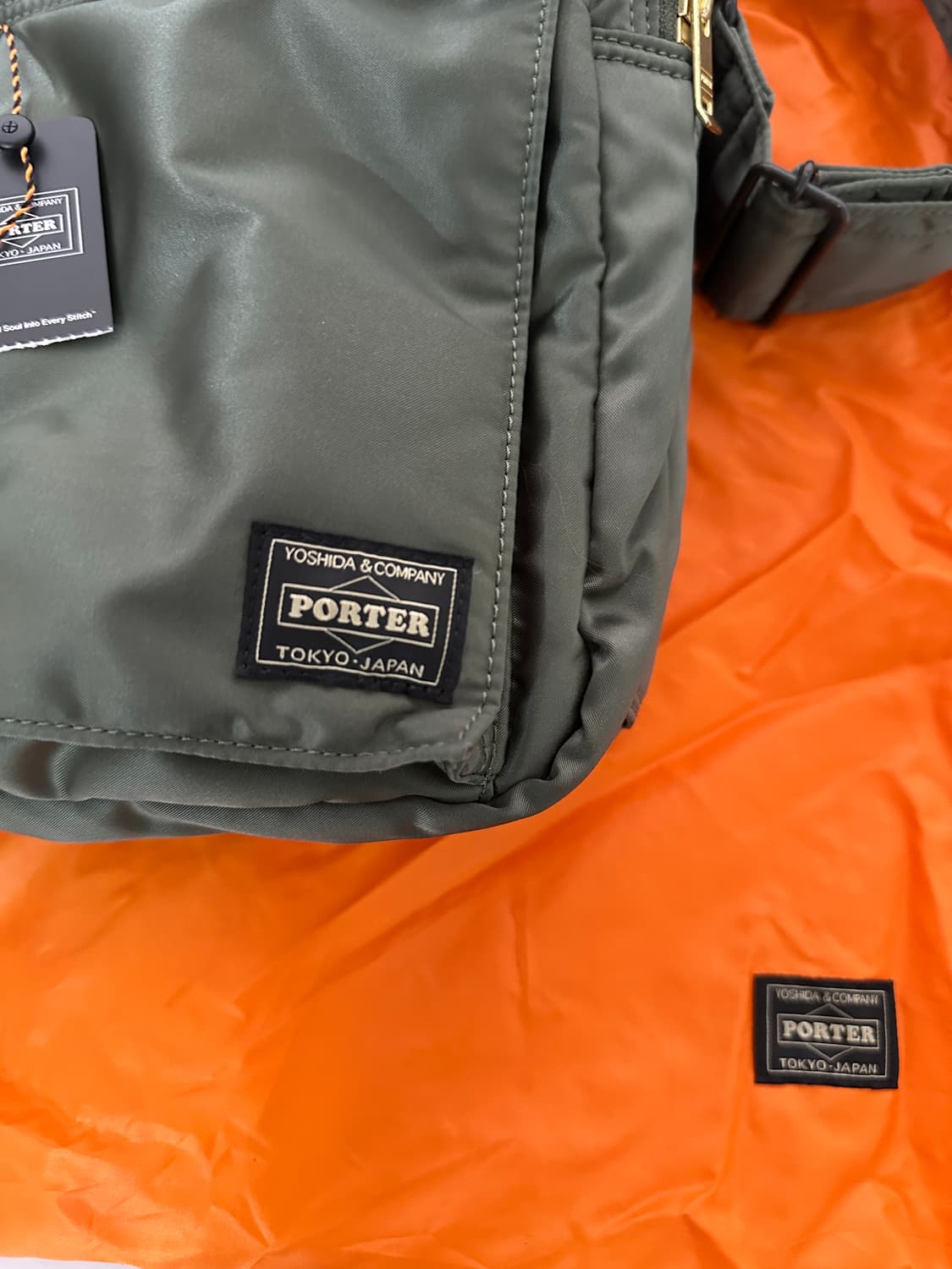 포터 올 뉴 탱커 슬링백 집 엑스라지 세이지 그린 상품이미지2