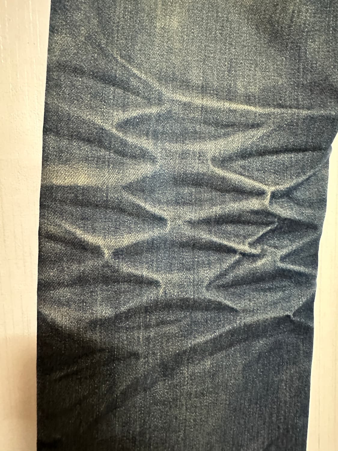 Japanese curve washed denim 상품이미지5