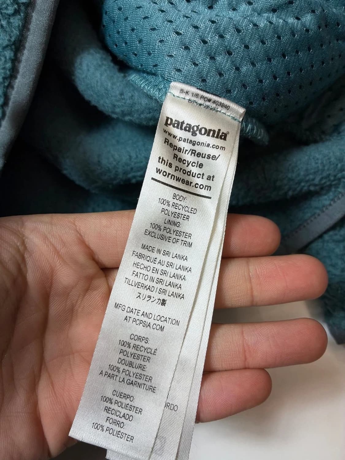 파타고니아 레트로 파일 마수피알 반집업 플리스 자켓 PN9180 상품이미지8