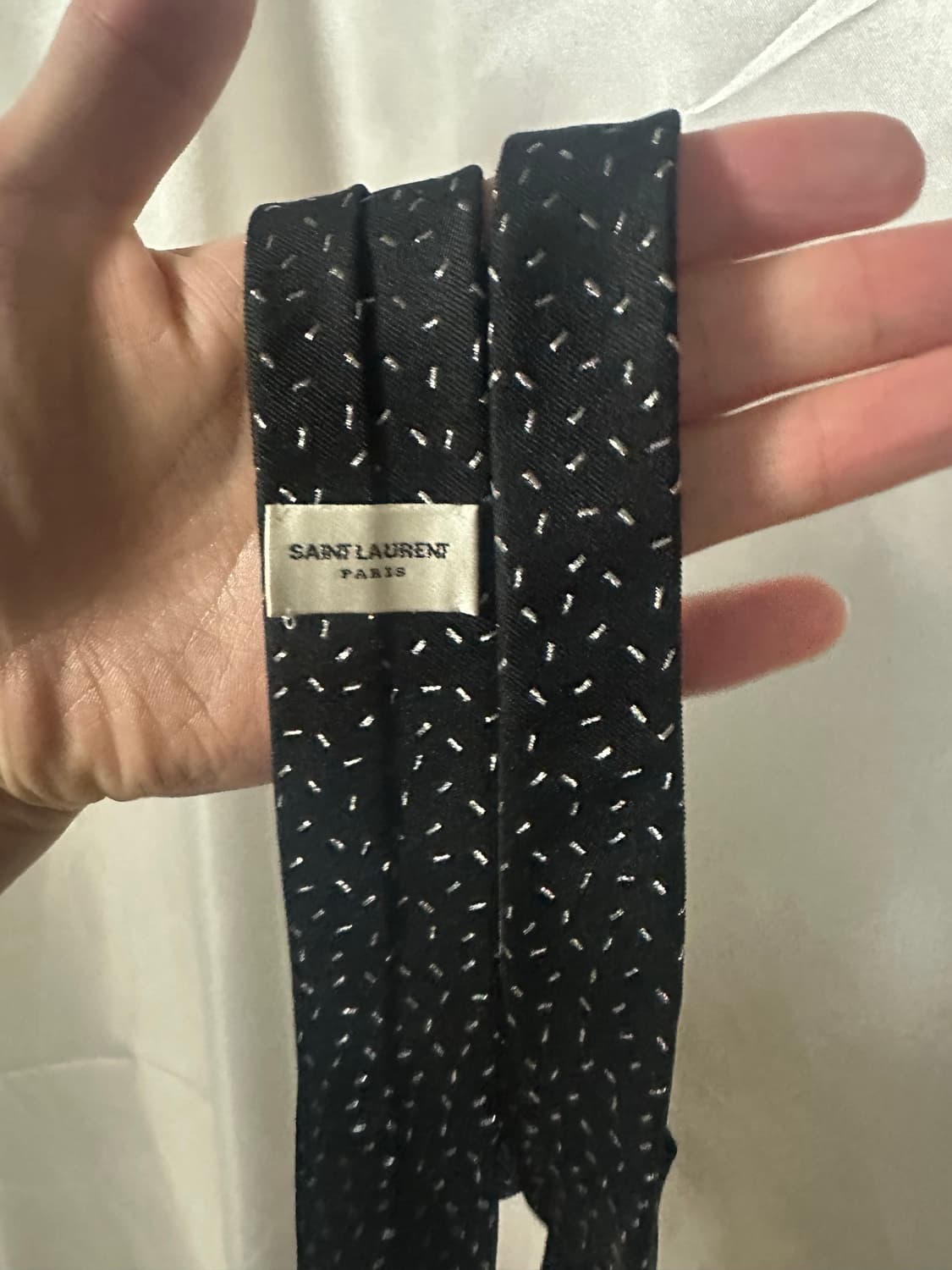 생로랑 은사 스키니 타이 상품이미지2