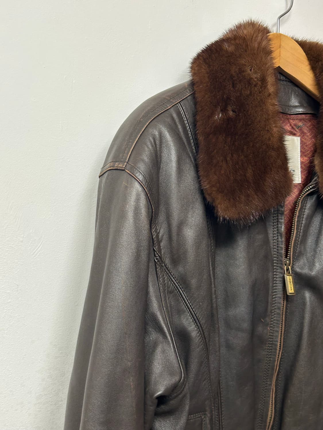 런던포그 밍크 퍼 가죽자켓 100 상품이미지4