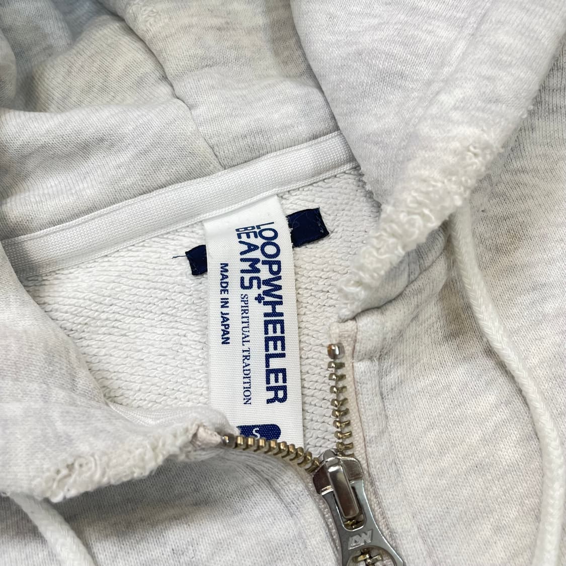 LOOPWHEELER X BEAMS 루프휠러 빔즈 우먼스 후드집업 상품이미지2