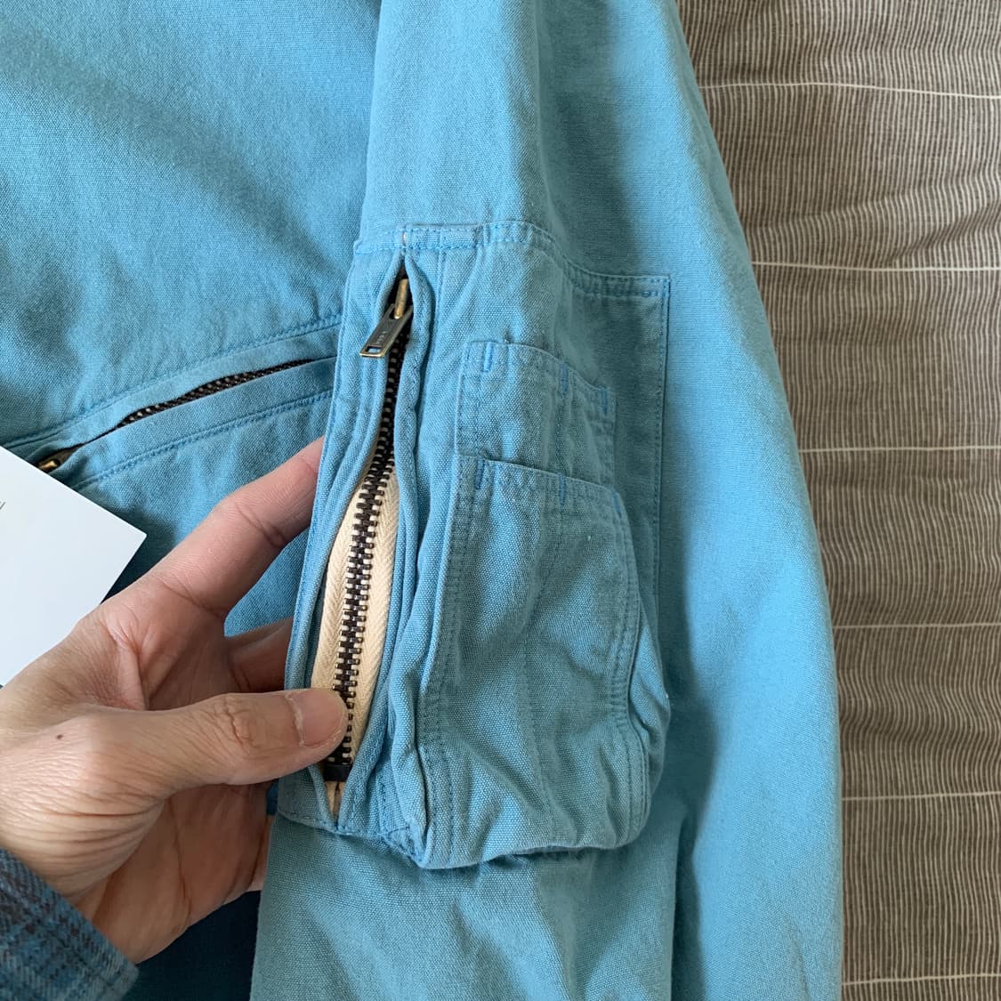 26ss Vintage Silk Cotton Test Pilot jkt 상품이미지7