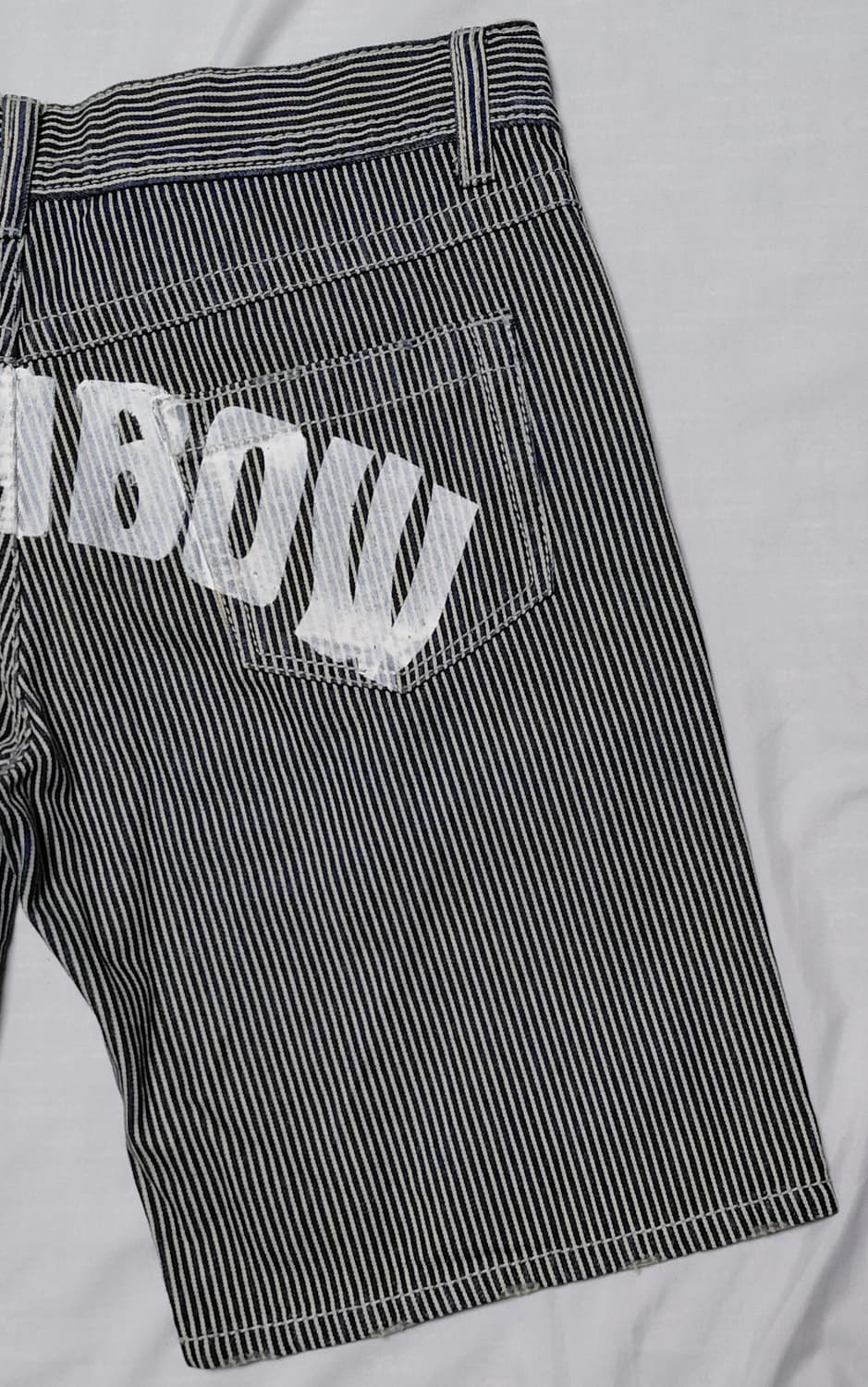 [27-28] DAILY TOPICS 히코리 스트라이프 워크웨어 반바지 상품이미지9