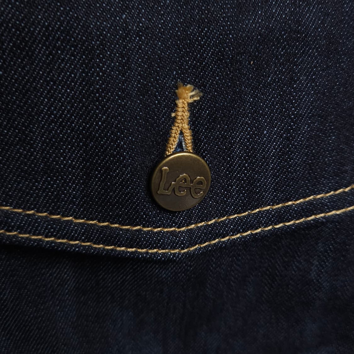새상품 ) LEE 리 코듀라 RAW 데님 1세대 트러커 자켓 상품이미지8