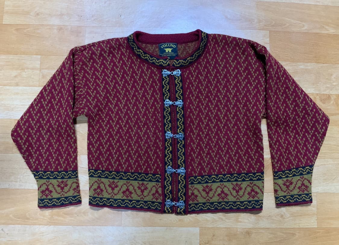 VOLUND 볼룬드 러큰-노르웨이 니팅 카디건(램스울)M 사이즈 상품이미지6