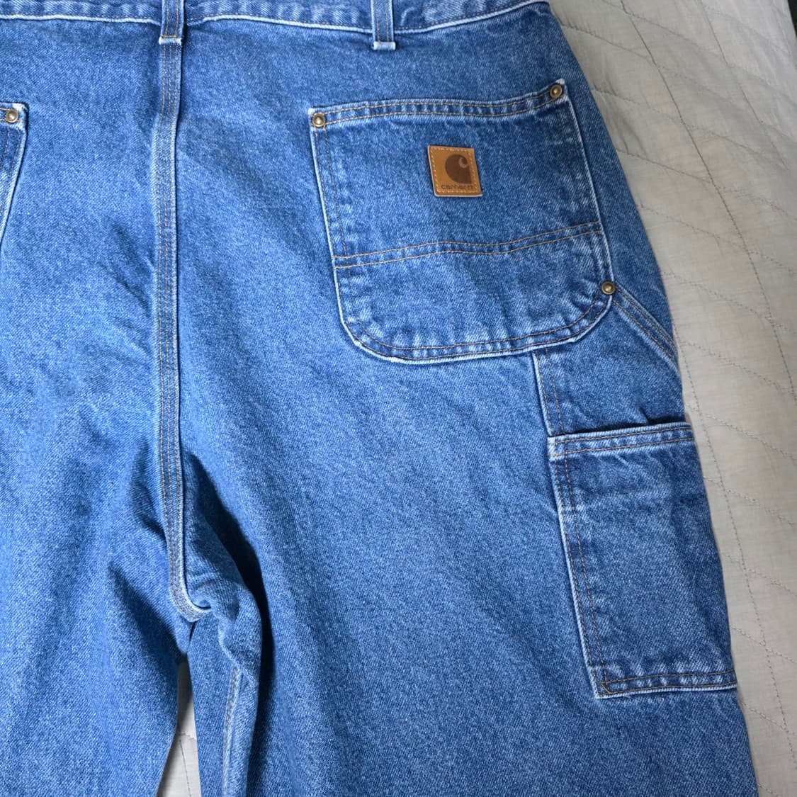 [40X32] 빈티지 칼하트 더블니 B73 DST 데님 B-14 나이컨디 상품이미지7