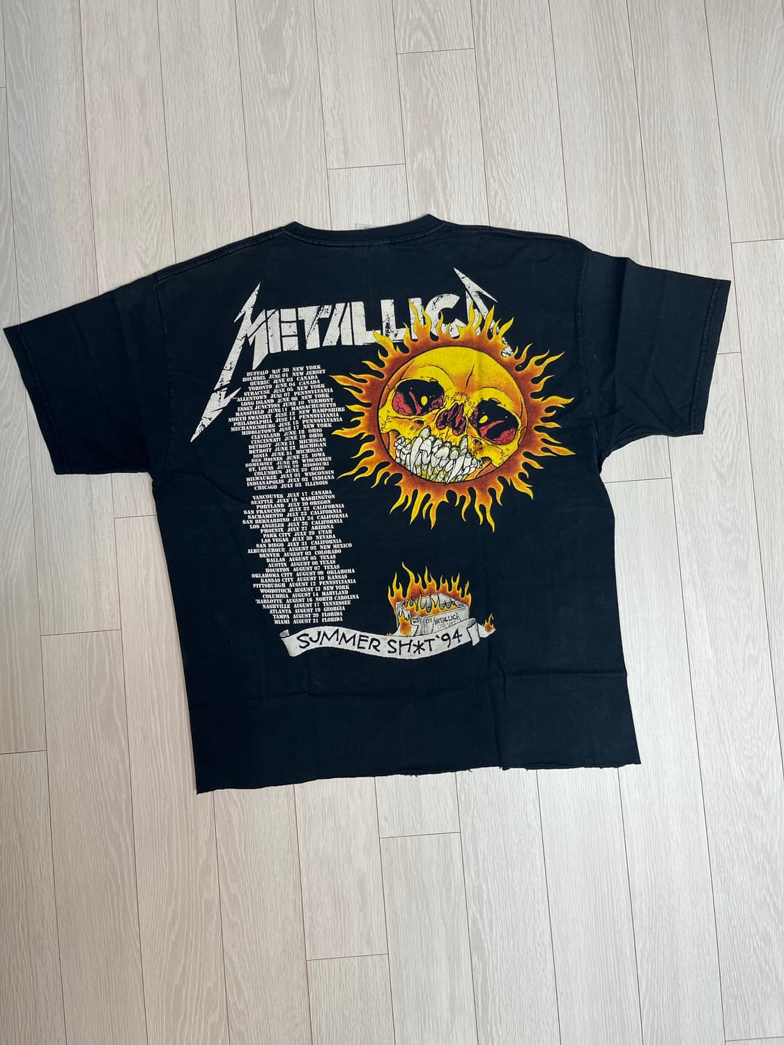 빈티지 밴드티 00s 메탈리카 티셔츠 상품이미지2