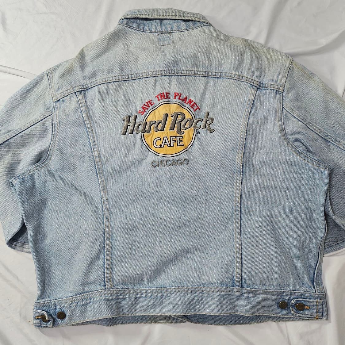 80‘s LEE x Hard Rock Cafe 데님 자켓 L021 상품이미지2