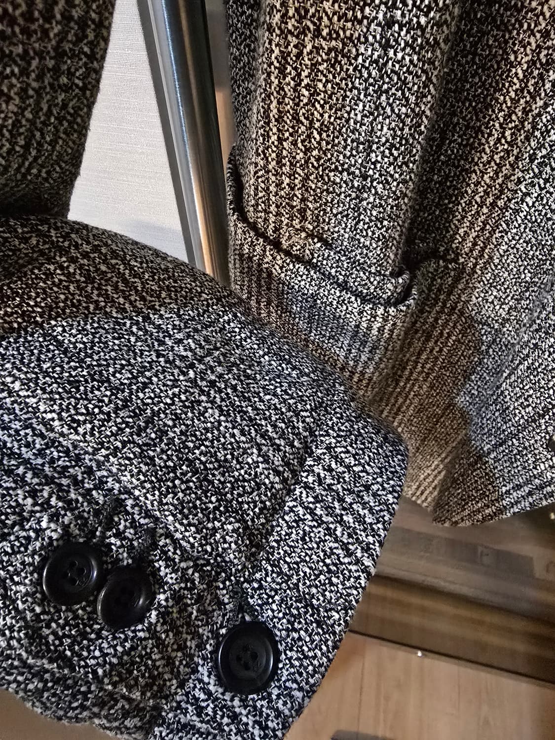 45r 45RPM  체크블레이져 5사이즈입니다. 상품이미지2