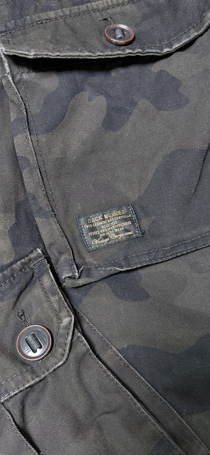 [M] 백넘버(Back Number) 빈티지 헤링본 카모 카고 팬츠 상품이미지9