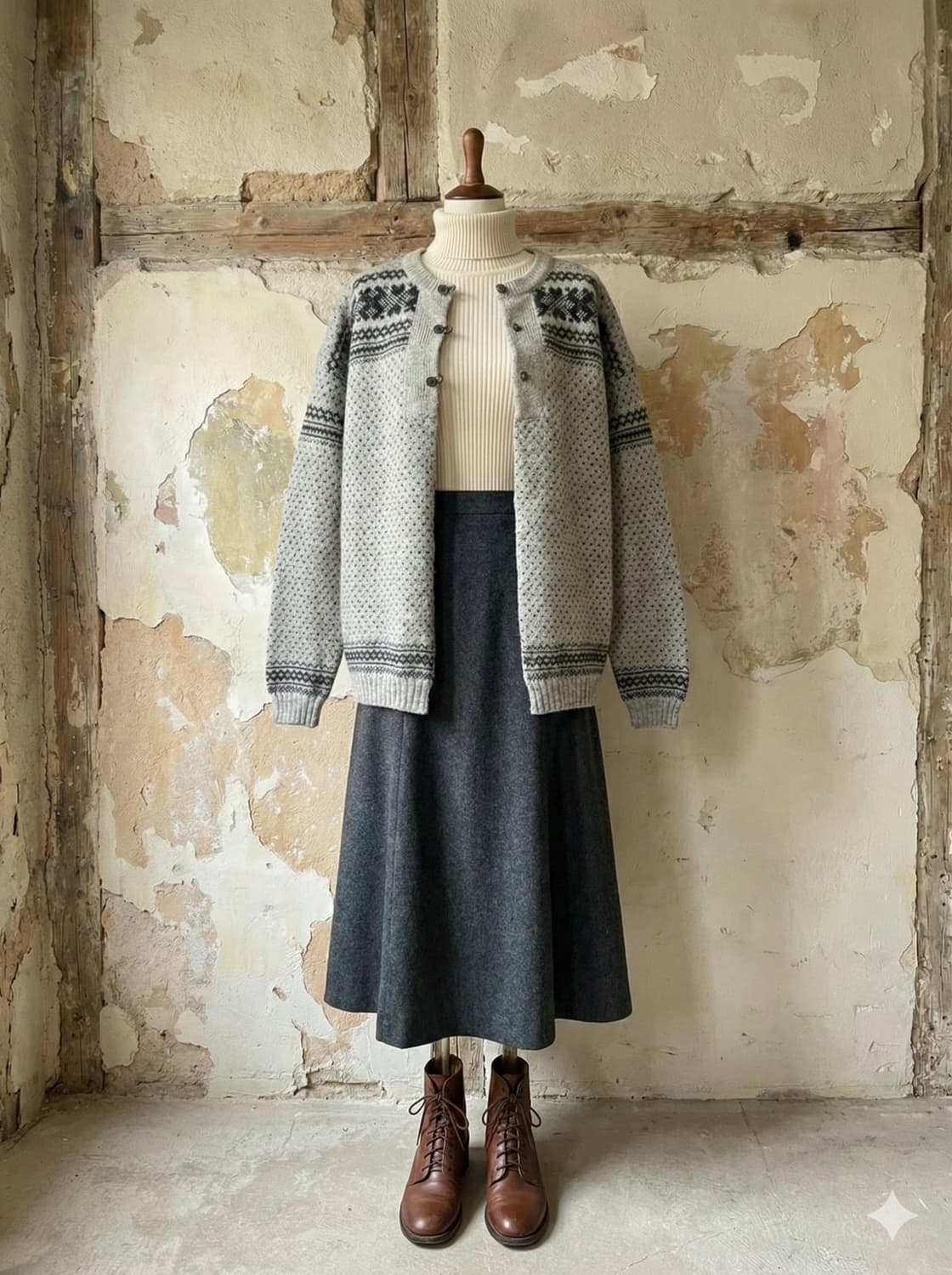 로스 리버(Ross River) 노르딕 클라스프 니트 상품이미지2