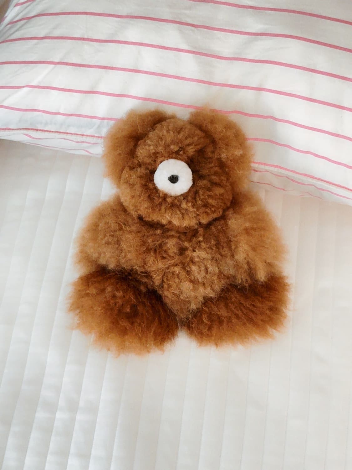 M 25cm)아르떼 알파카 테디베어 곰인형 브라운 상품이미지1