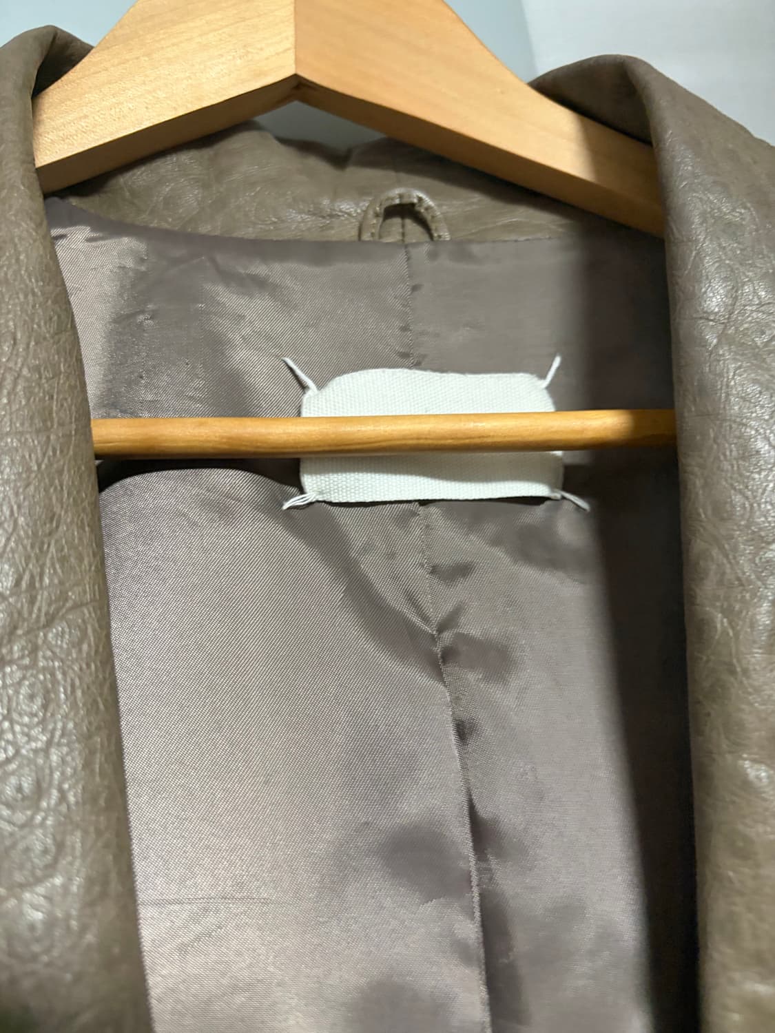 메종마르지엘라 가죽코트 S 상품이미지2