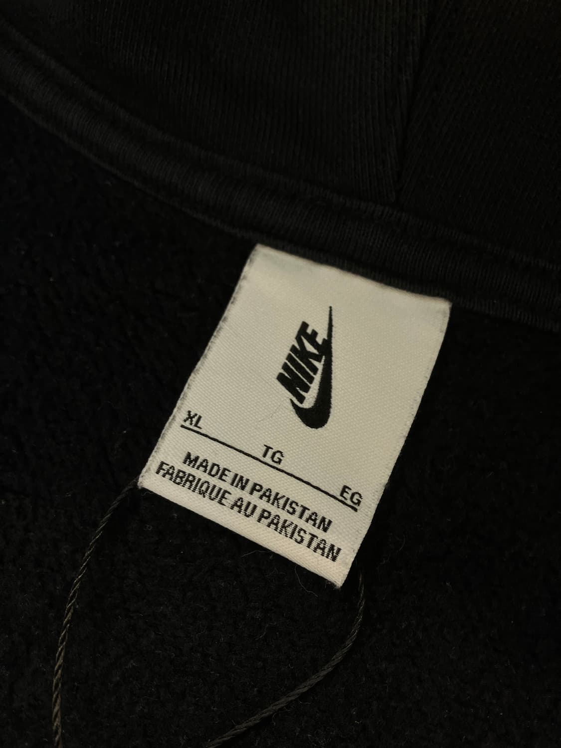 나이키 기모 후드집업 블랙 XL  #csz2814 상품이미지5