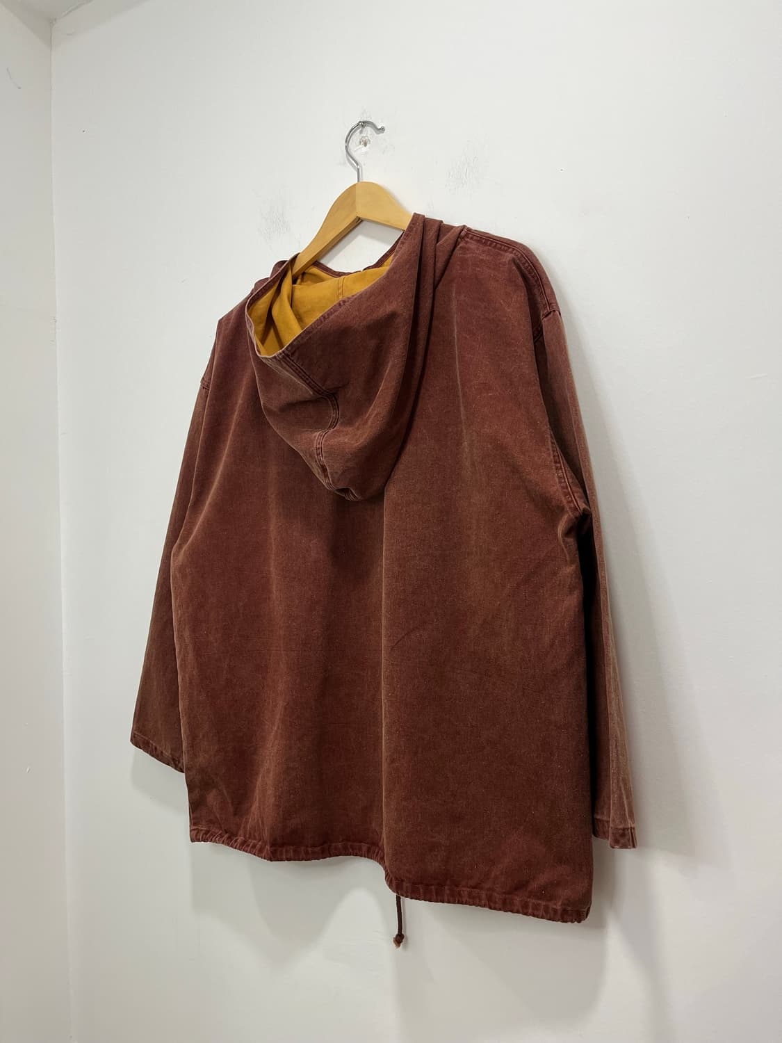 일본 빈티지 카고 피그먼트 후드 아노락 티셔츠 상품이미지6