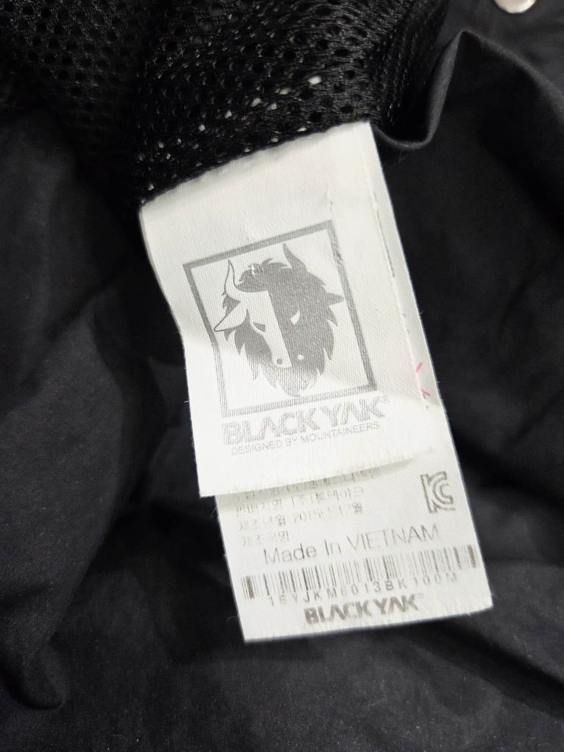 블랙야크 남성 블랙 바람막이 자켓_100 상품이미지7