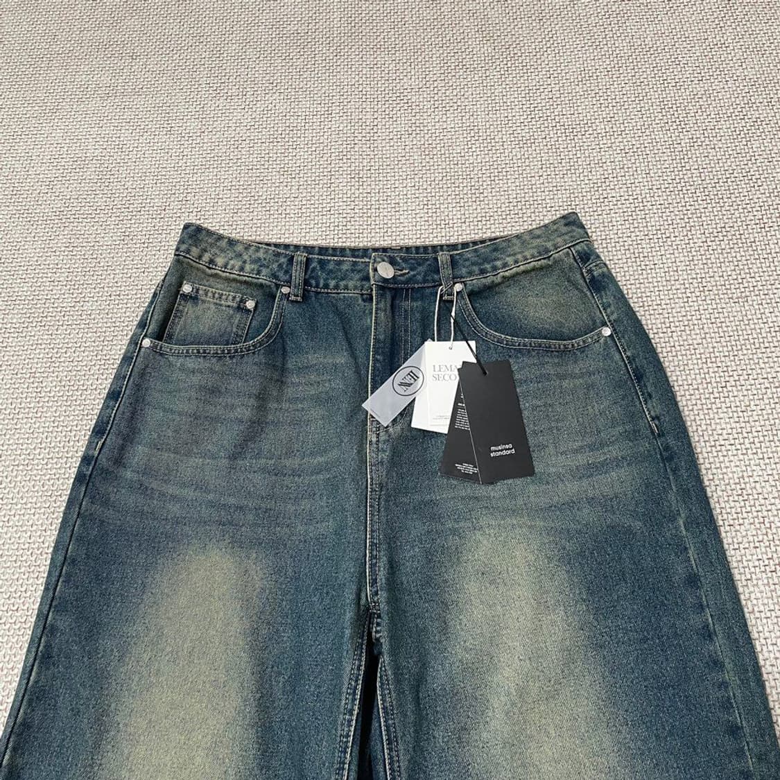 리메인세컨드  와이드 청바지 6616 상품이미지2