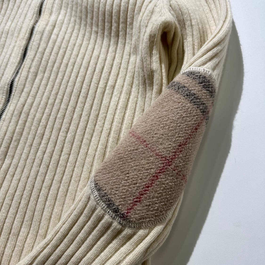 버버리 노바체크 패턴 램스울 투웨이 집업 가디건 상품이미지7