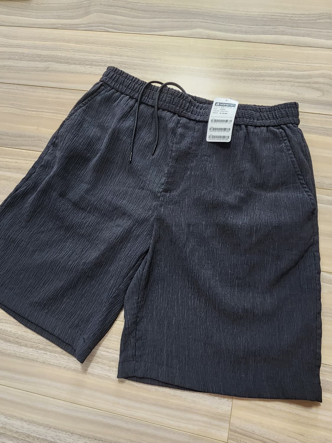 행텐반팔반바지셋업세트다크그레이 상품이미지7