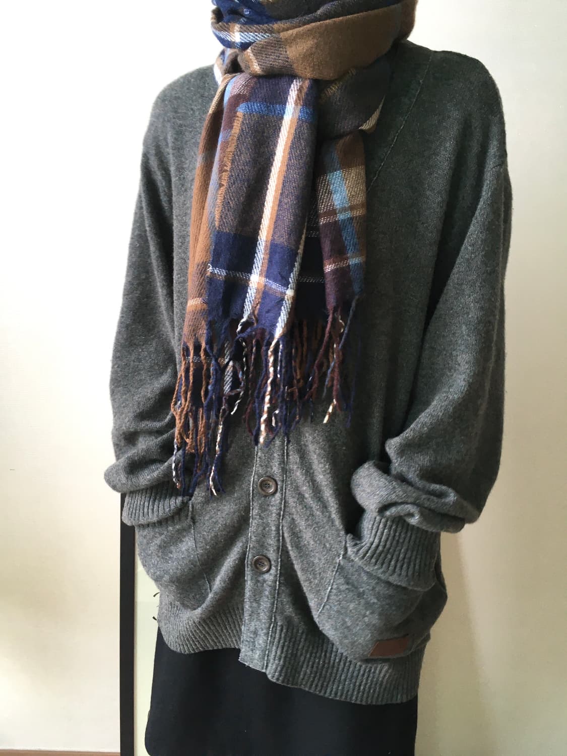 빈티지 초코 머플러  상품이미지5